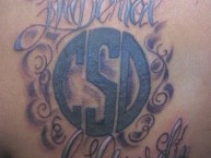 Tattoo - Tatuaje - tatuagem - Tatuaje de la Barra: La Guardia Puyutana &bull; Club: Sportivo Desamparados &bull; País: Argentina