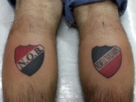 Tattoo - Tatuaje - tatuagem - "NOB" Tatuaje de la Barra: La Hinchada Más Popular • Club: Newell's Old Boys • País: Argentina