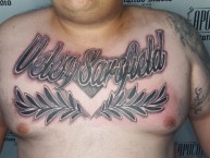 Tattoo - Tatuaje - tatuagem - "Velez sarfield " Tatuaje de la Barra: La Pandilla de Liniers • Club: Vélez Sarsfield • País: Argentina
