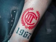 Tattoo - Tatuaje - tatuagem - "Tatuaje escudo Toluca FC" Tatuaje de la Barra: La Perra Brava &bull; Club: Toluca &bull; País: México