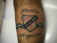 Tattoo - Tatuaje - tatuagem - Tatuaje de la Barra: La Peste Blanca • Club: All Boys • País: Argentina