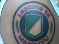 Tattoo - Tatuaje - tatuagem - "La plaza 14" Tatuaje de la Barra: La Plaza 14 • Club: Mandiyú
