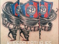 Tattoo - Tatuaje - tatuagem - Tatuaje de la Barra: La Plaza y Comando • Club: Cerro Porteño