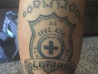 Tattoo - Tatuaje - tatuagem - Tatuaje de la Barra: La Sangre Azul • Club: Cruz Azul • País: MÃ©xico