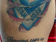 Tattoo - Tatuaje - tatuagem - Tatuaje de la Barra: La Temible • Club: San José • País: Bolívia