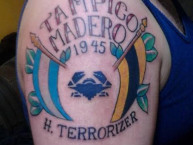 Tattoo - Tatuaje - tatuagem - Tatuaje de la Barra: La Terrorizer &bull; Club: Tampico Madero &bull; País: México