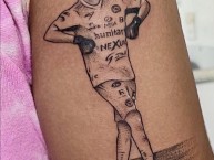 Tattoo - Tatuaje - tatuagem - "'Gallinazo' del Kampa Ruiz en Ciudad Victoria tras ganar el clásico Tamaulipeco" Tatuaje de la Barra: La Terrorizer &bull; Club: Tampico Madero &bull; País: México