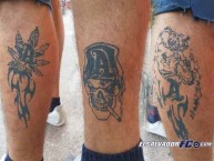 Tattoo - Tatuaje - tatuagem - Tatuaje de la Barra: La Ultra Blanca y Barra Brava 96 • Club: Alianza • País: El Salvador