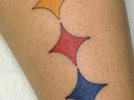 Tattoo - Tatuaje - tatuagem - "Asteroides Escudo Huachipato" Tatuaje de la Barra: Los Acereros &bull; Club: Huachipato &bull; País: Chile