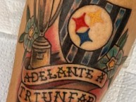 Tattoo - Tatuaje - tatuagem - "Huachipato Adelante a Triunfar" Tatuaje de la Barra: Los Acereros &bull; Club: Huachipato &bull; País: Chile