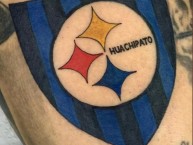 Tattoo - Tatuaje - tatuagem - "Escudo de Huachipato" Tatuaje de la Barra: Los Acereros &bull; Club: Huachipato &bull; País: Chile