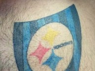 Tattoo - Tatuaje - tatuagem - "Escudo de Huachipato" Tatuaje de la Barra: Los Acereros &bull; Club: Huachipato &bull; País: Chile