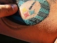 Tattoo - Tatuaje - tatuagem - "Escudo de Huachipato" Tatuaje de la Barra: Los Acereros &bull; Club: Huachipato &bull; País: Chile