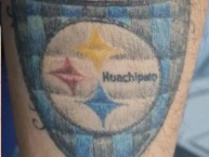 Tattoo - Tatuaje - tatuagem - "Escudo de Huachipato" Tatuaje de la Barra: Los Acereros &bull; Club: Huachipato &bull; País: Chile