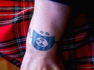 Tattoo - Tatuaje - tatuagem - "Pulsera Escudo Huachipato" Tatuaje de la Barra: Los Acereros &bull; Club: Huachipato &bull; País: Chile