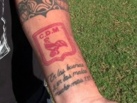 Tattoo - Tatuaje - tatuagem - Tatuaje de la Barra: Los Borrachos de Morón • Club: Deportivo Morón • País: Argentina