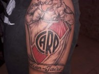 Tattoo - Tatuaje - tatuagem - "Hecho en salta por enrike gil Kike estudio tatoo" Tatuaje de la Barra: Los Borrachos del Tablón • Club: River Plate