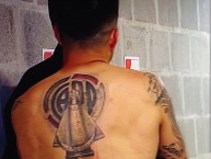 Tattoo - Tatuaje - tatuagem - "Enzo Pérez (Futbolista)" Tatuaje de la Barra: Los Borrachos del Tablón • Club: River Plate • País: Argentina