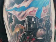 Tattoo - Tatuaje - tatuagem - "Caballero cruzado" Tatuaje de la Barra: Los Cruzados • Club: Universidad Católica