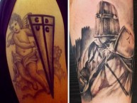 Tattoo - Tatuaje - tatuagem - Tatuaje de la Barra: Los Cruzados • Club: Universidad Católica • País: Chile