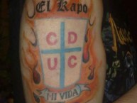 Tattoo - Tatuaje - tatuagem - Tatuaje de la Barra: Los Cruzados • Club: Universidad Católica