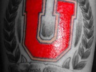 Tattoo - Tatuaje - tatuagem - Tatuaje de la Barra: Los de Abajo • Club: Universidad de Chile - La U • País: Chile