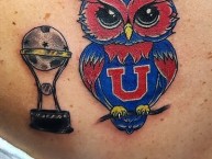 Tattoo - Tatuaje - tatuagem - "Chuncho con la sudamericana" Tatuaje de la Barra: Los de Abajo &bull; Club: Universidad de Chile - La U &bull; País: Chile