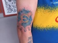 Tattoo - Tatuaje - tatuagem - Tatuaje de la Barra: Los del Cerro • Club: Everton de Viña del Mar • País: Chile