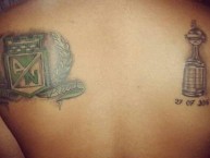 Tattoo - Tatuaje - tatuagem - Tatuaje de la Barra: Los del Sur • Club: Atlético Nacional • País: Colombia