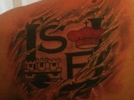 Tattoo - Tatuaje - tatuagem - Tatuaje de la Barra: Los del Valle • Club: Unión San Felipe • País: Chile