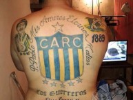 Tattoo - Tatuaje - tatuagem - Tatuaje de la Barra: Los Guerreros • Club: Rosario Central