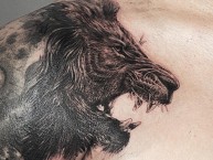 Tattoo - Tatuaje - tatuagem - "León Estudiantes de La Plata, hecho en Studio A Tattoos por Facundo Pereyra Ochi" Tatuaje de la Barra: Los Leales • Club: Estudiantes de La Plata • País: Argentina