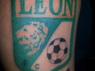 Tattoo - Tatuaje - tatuagem - Tatuaje de la Barra: Los Lokos de Arriba • Club: León • País: México