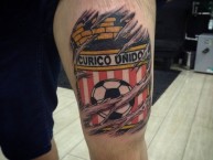Tattoo - Tatuaje - tatuagem - Tatuaje de la Barra: Los Marginales • Club: Curicó Unido • País: Chile