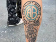 Tattoo - Tatuaje - tatuagem - Tatuaje de la Barra: Los Piratas Celestes de Alberdi &bull; Club: Belgrano