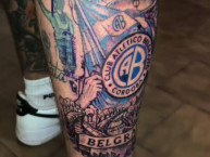 Tattoo - Tatuaje - tatuagem - Tatuaje de la Barra: Los Piratas Celestes de Alberdi &bull; Club: Belgrano