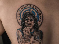 Tattoo - Tatuaje - tatuagem - Tatuaje de la Barra: Los Piratas Celestes de Alberdi &bull; Club: Belgrano