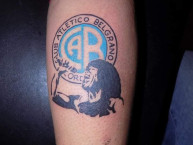 Tattoo - Tatuaje - tatuagem - Tatuaje de la Barra: Los Piratas Celestes de Alberdi &bull; Club: Belgrano