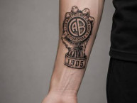 Tattoo - Tatuaje - tatuagem - Tatuaje de la Barra: Los Piratas Celestes de Alberdi &bull; Club: Belgrano