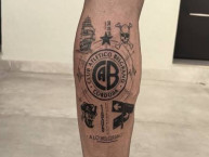 Tattoo - Tatuaje - tatuagem - Tatuaje de la Barra: Los Piratas Celestes de Alberdi &bull; Club: Belgrano