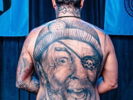 Tattoo - Tatuaje - tatuagem - Tatuaje de la Barra: Los Piratas Celestes de Alberdi &bull; Club: Belgrano