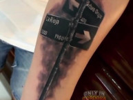 Tattoo - Tatuaje - tatuagem - Tatuaje de la Barra: Los Piratas Celestes de Alberdi &bull; Club: Belgrano