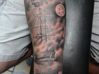 Tattoo - Tatuaje - tatuagem - Tatuaje de la Barra: Los Piratas Celestes de Alberdi &bull; Club: Belgrano