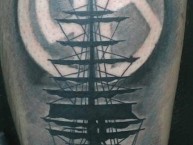 Tattoo - Tatuaje - tatuagem - Tatuaje de la Barra: Los Piratas Celestes de Alberdi • Club: Belgrano • País: Argentina