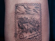 Tattoo - Tatuaje - tatuagem - Tatuaje de la Barra: Los Piratas Celestes de Alberdi &bull; Club: Belgrano &bull; País: Argentina