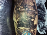 Tattoo - Tatuaje - tatuagem - Tatuaje de la Barra: Los Piratas Celestes de Alberdi &bull; Club: Belgrano &bull; País: Argentina
