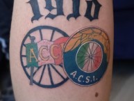 Tattoo - Tatuaje - tatuagem - Tatuaje de la Barra: Los Tanos &bull; Club: Audax Italiano &bull; País: Chile