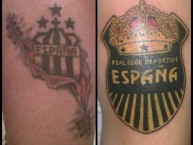 Tattoo - Tatuaje - tatuagem - Tatuaje de la Barra: Mega Barra • Club: Real España