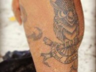 Tattoo - Tatuaje - tatuagem - "Tatuaje de Wilfredo Barahona (Actual jugador del club)." Tatuaje de la Barra: Mega Barra • Club: Real España