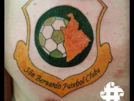 Tattoo - Tatuaje - tatuagem - Tatuaje de la Barra: Movimento Popular Febre Amarela • Club: São Bernardo Futebol Clube